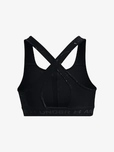 Biustonosz damski Under Armour  Crossback Mid Emboss-BLK XS