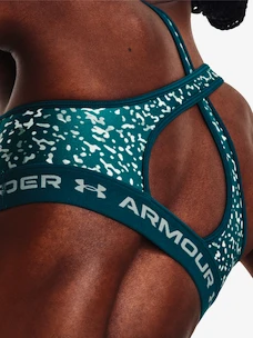 Biustonosz damski Under Armour  Crossback Mid Print-GRN XS