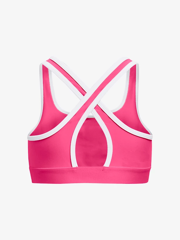 Biustonosz damski Under Armour  G Crossback Graphic-PNK
