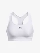 Biustonosz damski Under Armour  HG Armour Mid Padless-WHT