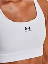 Biustonosz damski Under Armour  HG Armour Mid Padless-WHT