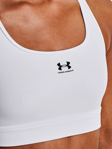 Biustonosz damski Under Armour  HG Armour Mid Padless-WHT