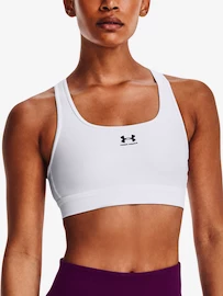 Biustonosz damski Under Armour HG Armour Mid Padless-WHT