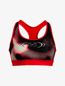 Biustonosz damski Under Armour  HG Mid Padless-RED
