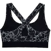 Biustonosz damski Under Armour  Mid Crossback Printed Black