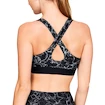 Biustonosz damski Under Armour  Mid Crossback Printed Black
