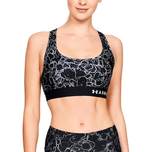 Biustonosz damski Under Armour  Mid Crossback Printed Black  XS