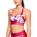 Biustonosz damski Under Armour  Mid Crossback Printed Pink  XS