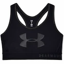 Biustonosz damski Under Armour  Mid Keyhole Graphic-BLK