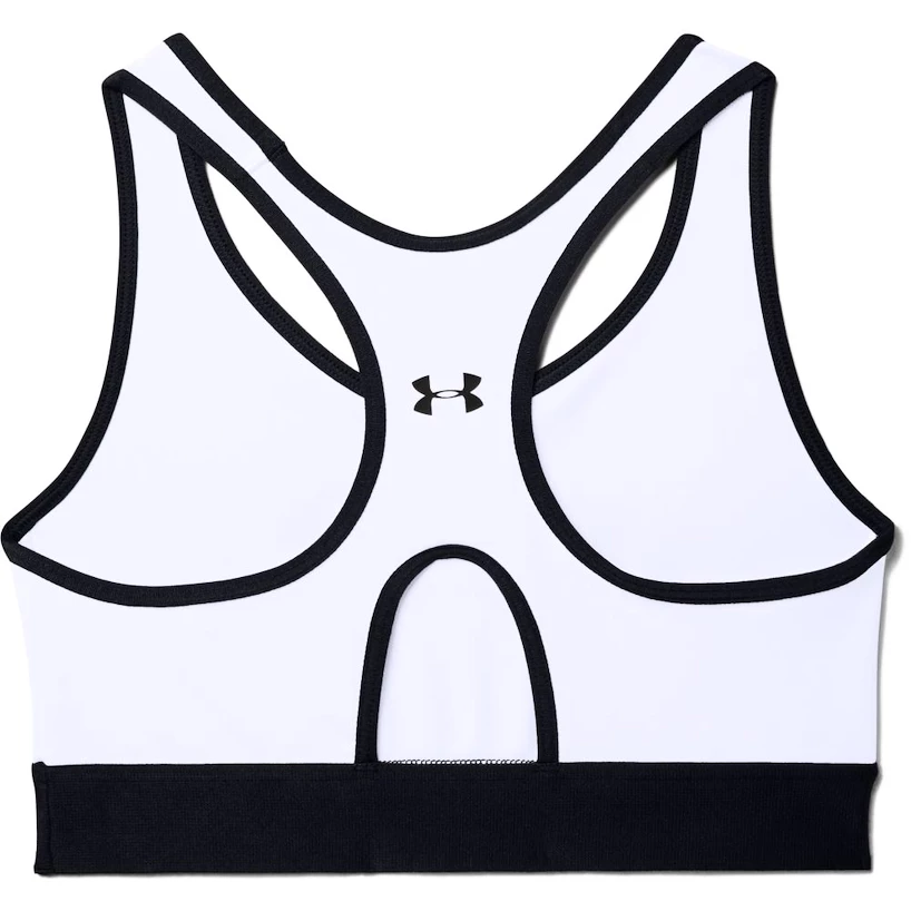 Biustonosz damski Under Armour  Mid Keyhole Graphic White  S