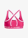 Biustonosz dla dziewczynek Under Armour  G Crossback Mid Solid-PNK