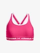 Biustonosz dla dziewczynek Under Armour  G Crossback Mid Solid-PNK M