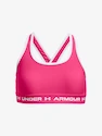 Biustonosz dla dziewczynek Under Armour  G Crossback Mid Solid-PNK M