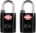 Blokada na rower Life venture  TSA Mini Padlocks (Pack of 2)