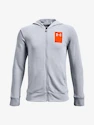 Bluza chłopięca Under Armour  Rival Terry FZ Hoodie-GRY