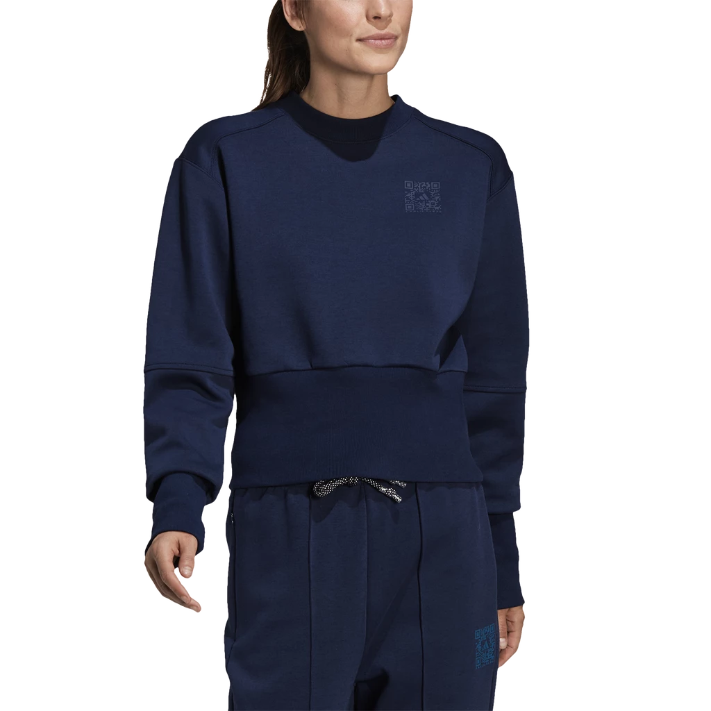 Bluza damska adidas  KK Sweat Crew Night Indigo