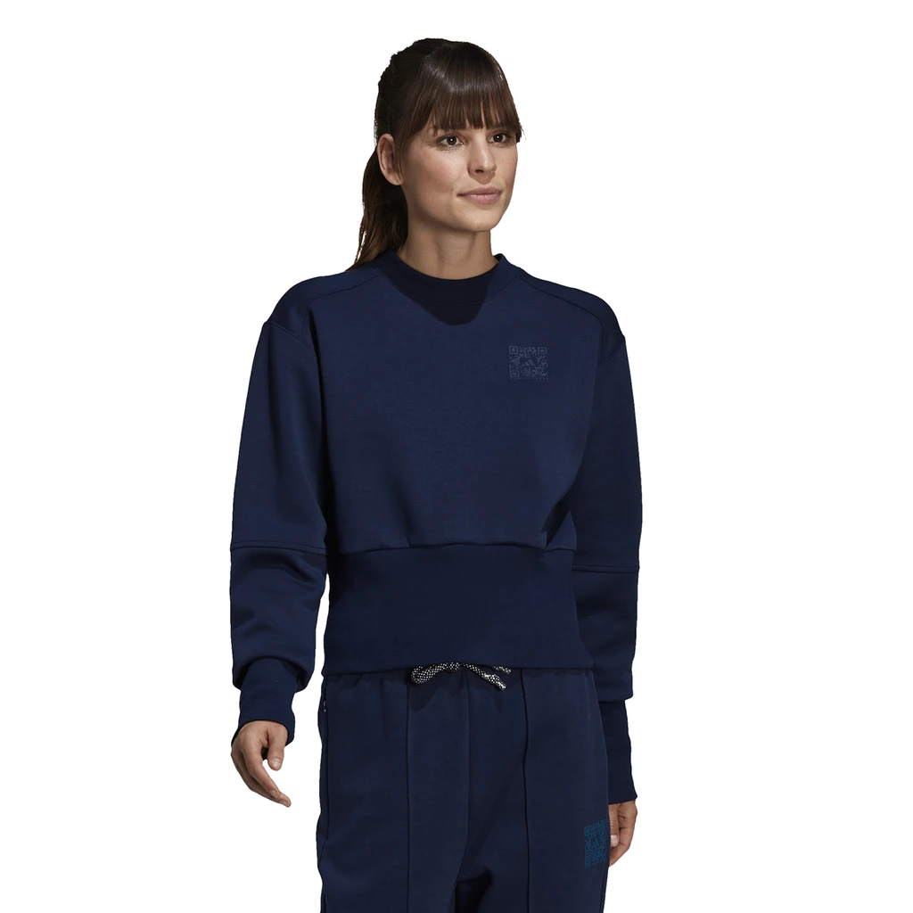 Bluza damska adidas  KK Sweat Crew Night Indigo L