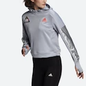 Bluza damska adidas  Space Hoodie Halo Silver