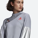 Bluza damska adidas  Space Hoodie Halo Silver