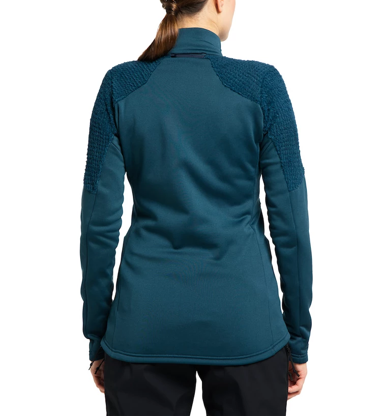 Bluza damska Haglöfs  Touring Mid modrá, XL XL, Niebieski