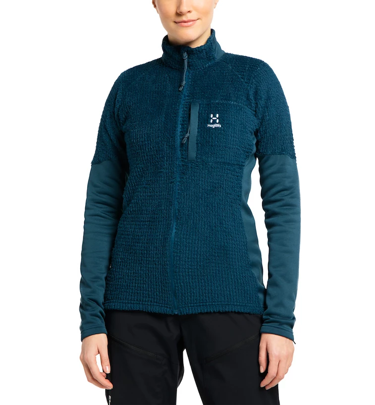 Bluza damska Haglöfs  Touring Mid modrá, XL XL, Niebieski