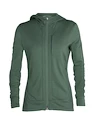 Bluza damska Icebreaker  Quantum III LS Zip Hood Sage