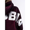 Bluza damska Nebbia STRONG BEAUTY Oversized Hoodie OWN YOUR POWER 433 dark red
