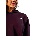 Bluza damska Nebbia STRONG BEAUTY Oversized Hoodie OWN YOUR POWER 433 dark red
