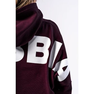 Bluza damska Nebbia STRONG BEAUTY Oversized Hoodie OWN YOUR POWER 433 dark red