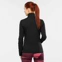Bluza damska Salomon  Outrack Full Zip Mid Black