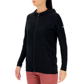 Bluza damska UYN Run Fit OW Hooded Full Zip Blackboard