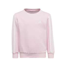Bluza dziecięca adidas Essentials 3-Stripes Crew Neck Clear Pink