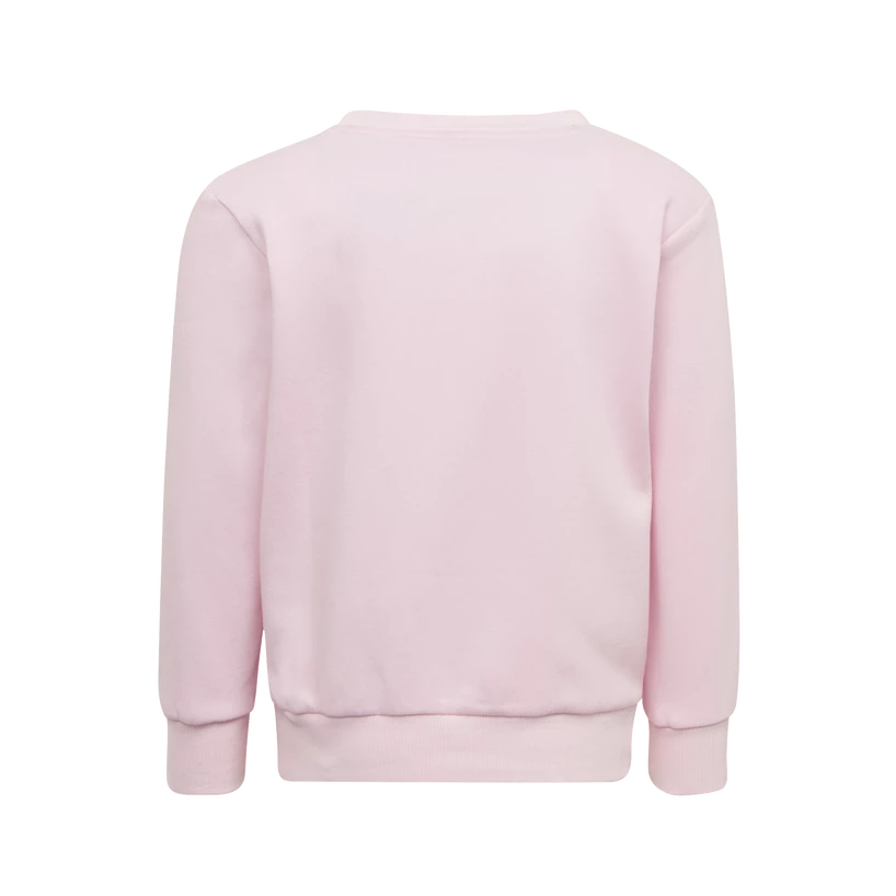 Bluza dziecięca adidas  Essentials 3-Stripes Crew Neck Clear Pink 128 cm