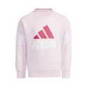 Bluza dziecięca adidas  Graphic Crew Neck Clear Pink