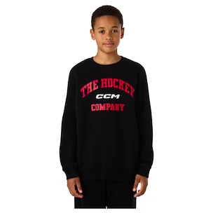 Bluza dziecięca CCM  Athleisure Crew Black