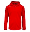 Bluza dziecięca CCM  LOCKER ROOM FLEECE FULL ZIP HOODIE Red M
