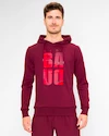 Bluza męska BIDI BADU  Protected Leafs Chill Hoody Bordeaux