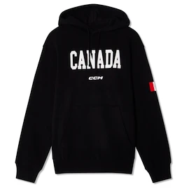 Bluza męska CCM Flag Hood Team CAN Black
