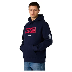 Bluza męska CCM  Flag Hood Team CZE Navy