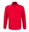 Bluza męska CCM  LOCKER ROOM FLEECE 1/4 ZIP Red XXL
