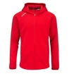 Bluza męska CCM  LOCKER ROOM FLEECE FULL ZIP HOODIE red