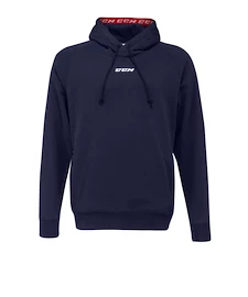 Bluza męska CCM Team Fleece Pullover Hoodie Navy