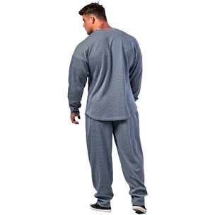 Bluza męska Nebbia NEBBIA x OLYMPIA Oversized Pullover SIGNATURE 797 blue 3XL