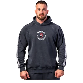 Bluza męska Nebbia NEBBIA x OLYMPIA Washed Hoodie HERITAGE 793 black