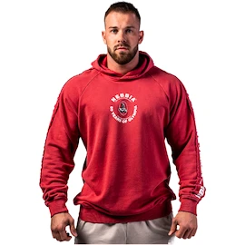 Bluza męska Nebbia NEBBIA x OLYMPIA Washed Hoodie HERITAGE 793 red