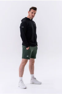 Bluza męska Nebbia  Pull-over Hoodie with a Pouch Pocket 331 black