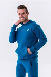 Bluza męska Nebbia Pull-over Hoodie with a Pouch Pocket 331 blue