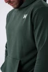 Bluza męska Nebbia  Pull-over Hoodie with a Pouch Pocket 331 dark green