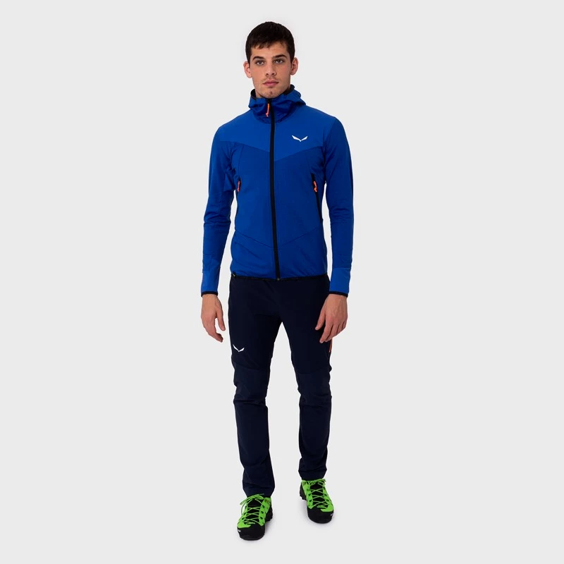 Bluza męska Salewa  Agner Hybrid PL/DST FZ Hdy Electric Melange