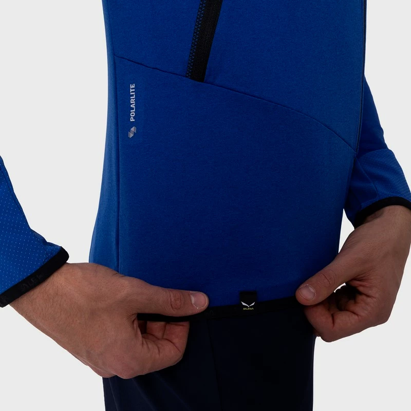 Bluza męska Salewa  Agner Hybrid PL/DST FZ Hdy Electric Melange